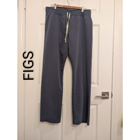 Women's FIGS Blue Straight Leg Scrub Pants L - Picture 1 of 5